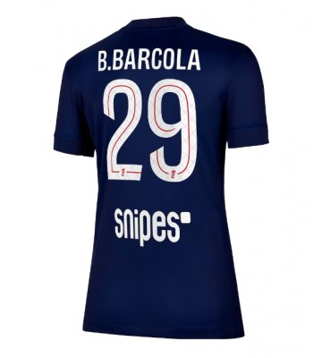 Paris Saint-Germain Bradley Barcola #29 Replik Heimtrikot Damen 2025-26 Kurzarm